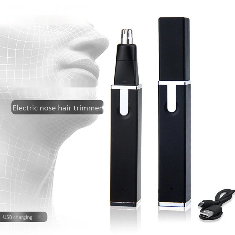 

Rechargeable Nose Hair Trimmer Painless Eyebrow and Facial Hair Trimmer Nose Hair Cleaning Personal Care Easy to Clean