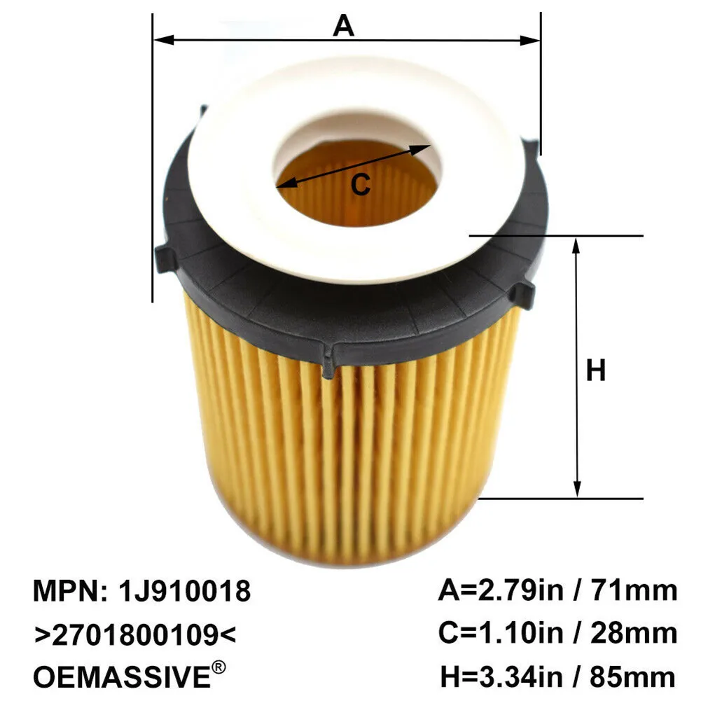 

Replacement Oil Filter 1J910018 A2701800109 Accessory Engine Oil Filter