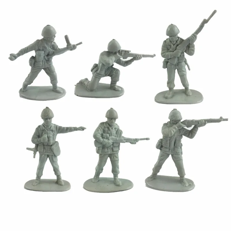 Модель солдата высотой 5 см военная песочница пластиковая игрушка солдат