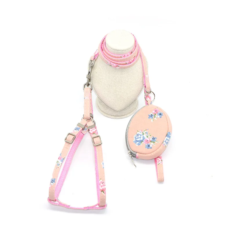 

Printed Polyester Cat Dog Leash Snack Accessories Traveling Pet Restraint Belt Traveling Pet Restraint Belt Animal Supplies