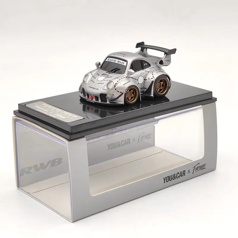 1/64 YOU &amp CAR x Furuya Q RWB RAUH-WELT BEGRIFF P ~~ sche модели коллекции Silver Limited Edition | Игрушки и хобби