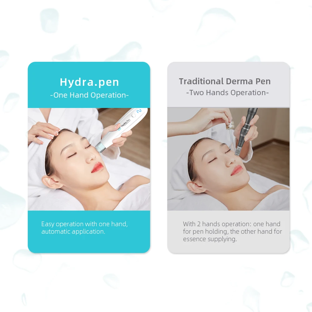 

Newest H2 HydraPen facial Stem Cell Therapy nano Mesotherapy Electroporation Facial Machine hydra pen with 20pcs free needles