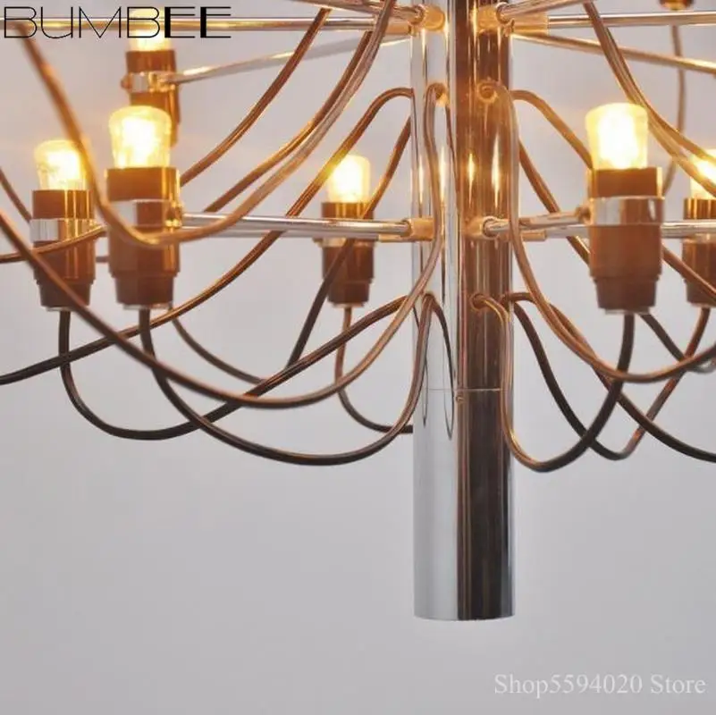 

Summer Fruit Silver Gold 18/30/50 Heads Art Designer Summer Fruit Pendant Lights Living Room Dining Room Hotel Pendant Lamp