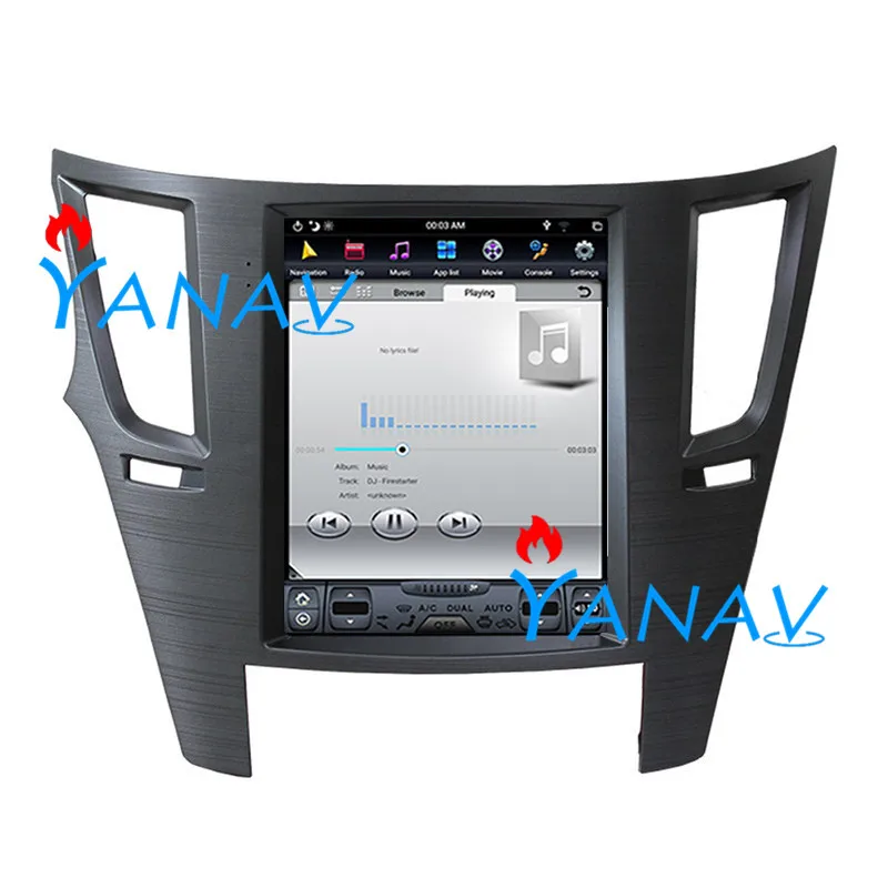 

Car Vertical screen Navigation For-Subru Legacy Outback 2009-2014 PX6 Android GPS Radio Auto stereo Tesla style