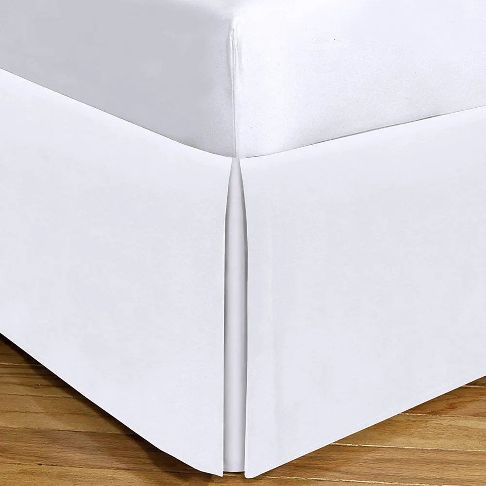 

Different Styles Polyester Bed Skirt Drop Pleated Dust Ruffle Extra Bedding Base Valance Sheet For Home Bedroom Bar Livingroom