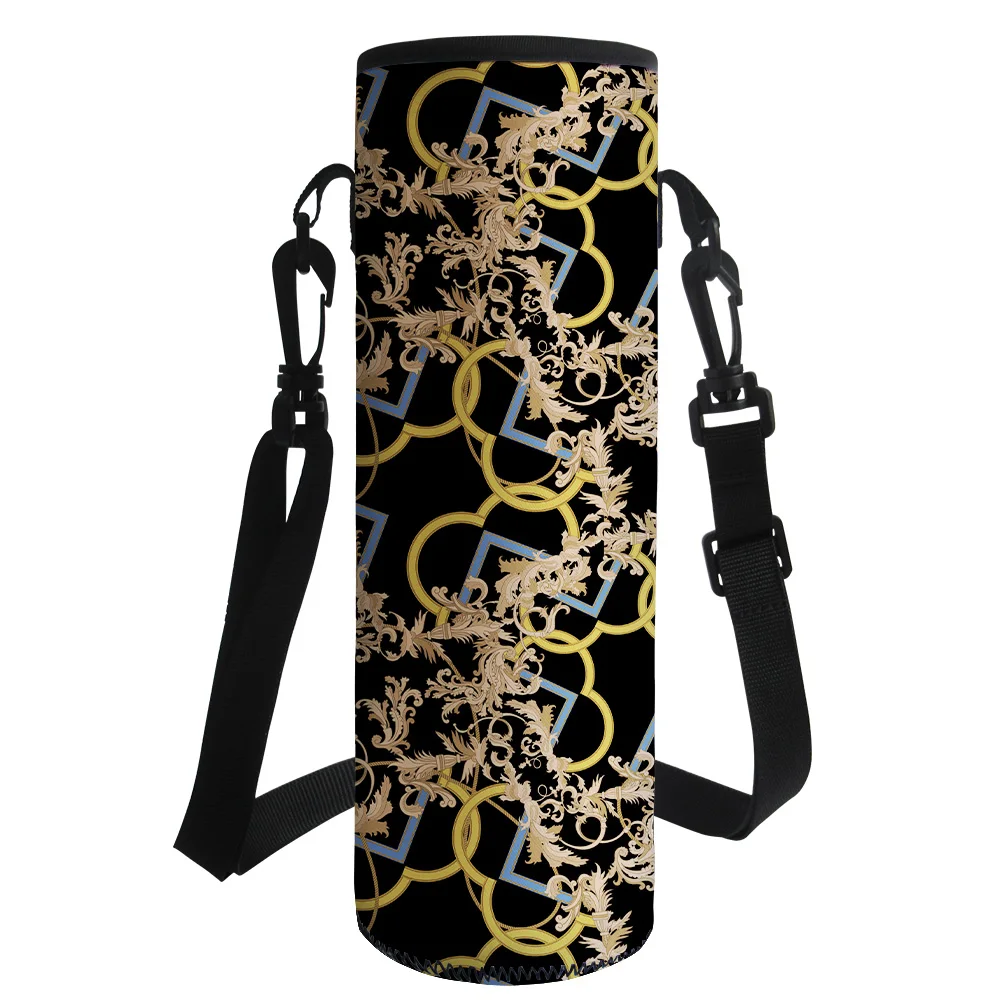 

Сумка-переноска для бутылок в Европейском стиле, портативная Изолированная Сумочка для бутылок с водой, неопреновый чехол с держателем на р...