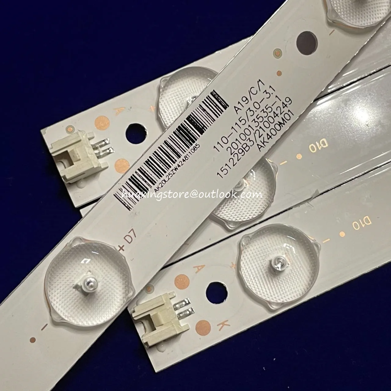 LED backlight strip 10Lamp 40D+Z8+YCA+K3+G3.4.7 AHKK40D10-ZC21FG-01 303AK400031 for LED40F1120C LED-40B550 LED-40B900 120v led strip