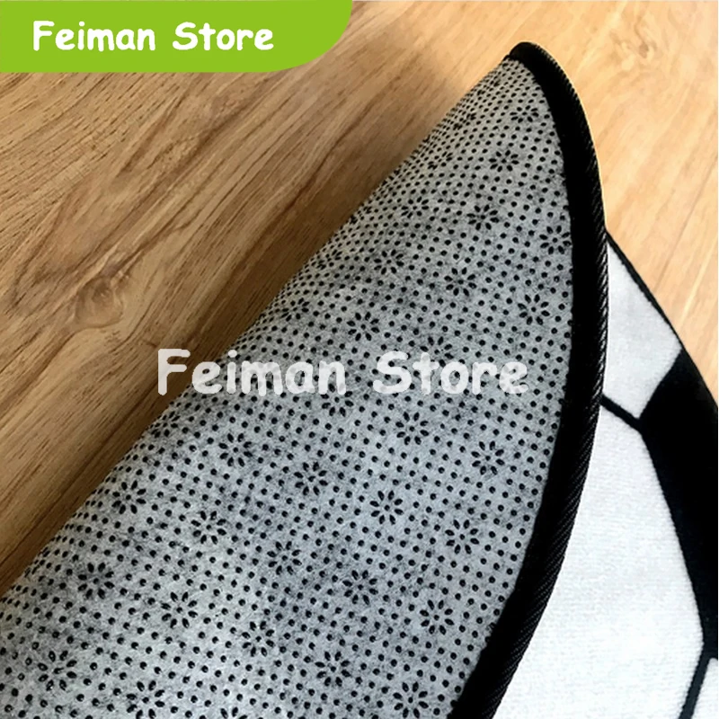 Новый полиэстер анти-футбольный мяч круглый ковер компьютерный стул коврик