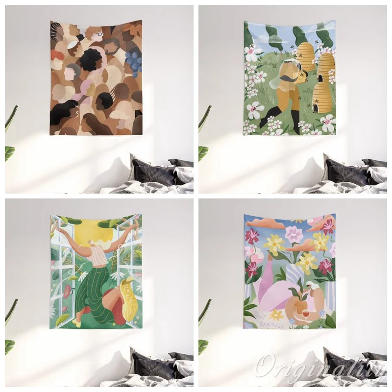 

Treat Yourself Tapestry The Breakout Wall Hanging Room Accessories Indoor Decoration