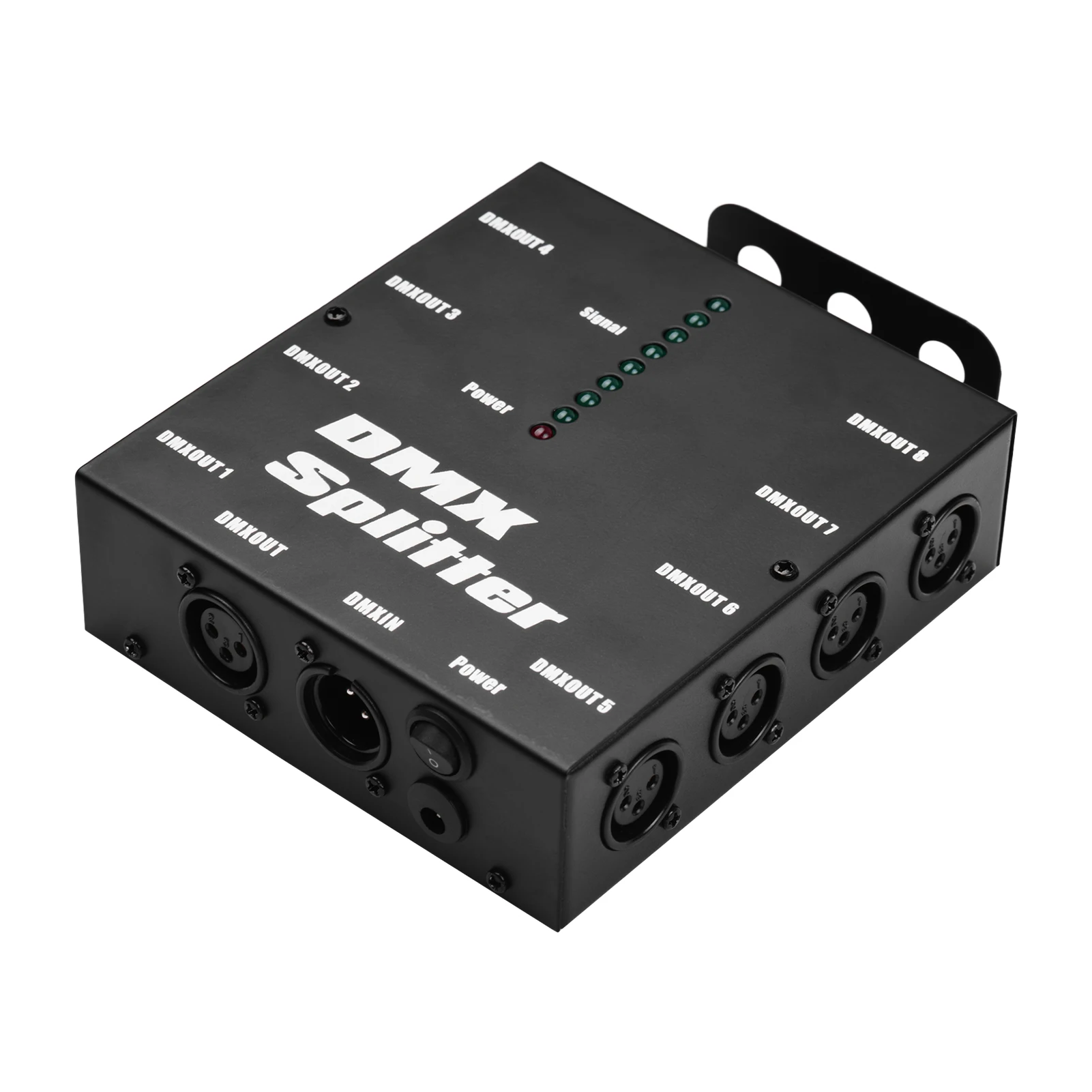 

DMX512 усилитель оптического сигнала распределитель 1 прямой вход и выход 8 независимых выходов s для контроллера светильник сцены