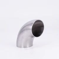 12 71619222528323438404245485152mm od butt weld elbow 90 degree sus 304 stainless sanitary pipe fitting homebrew