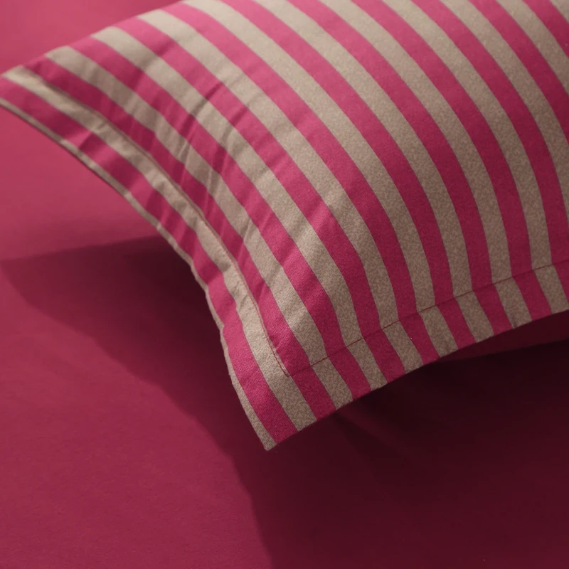 

Striped Duvet Cover Set Flat Sheet Pillow Cases 3/4Pc Twin Full Queen King Size Bedding Sets for Bedroom