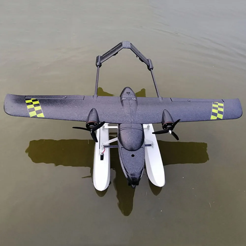 

Skyhawk V2 940mm Wingspan Twin Motor/Single Motor Amphibious Seaplane RC Plane KIT/PNP with Float Remote Control Airplane Drone
