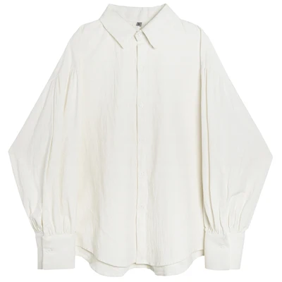 Оригинальная рубашка Yamamoto в стиле ретро из хлопка и конопли простой свободный