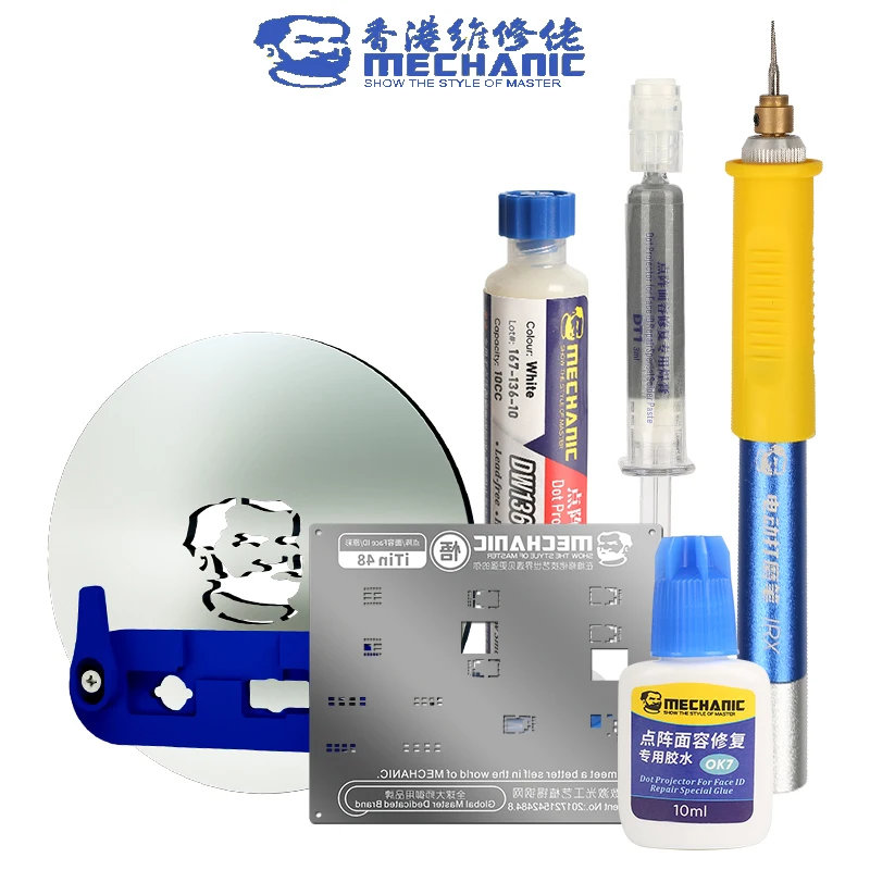 

Dot Projector Face ID Repair 6-Piece Set For iPhone X/XS/XS MAX/11/11 Pro/11 PRO MAX Mobile Phone Face Recognition Repair Tool