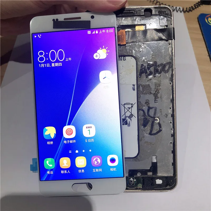 Youqi супер AMOLED lcd s для Samsung Galaxy A5 A510 A510F A510M A510FD A5100 ЖК-дисплей с сенсорным дигитайзером