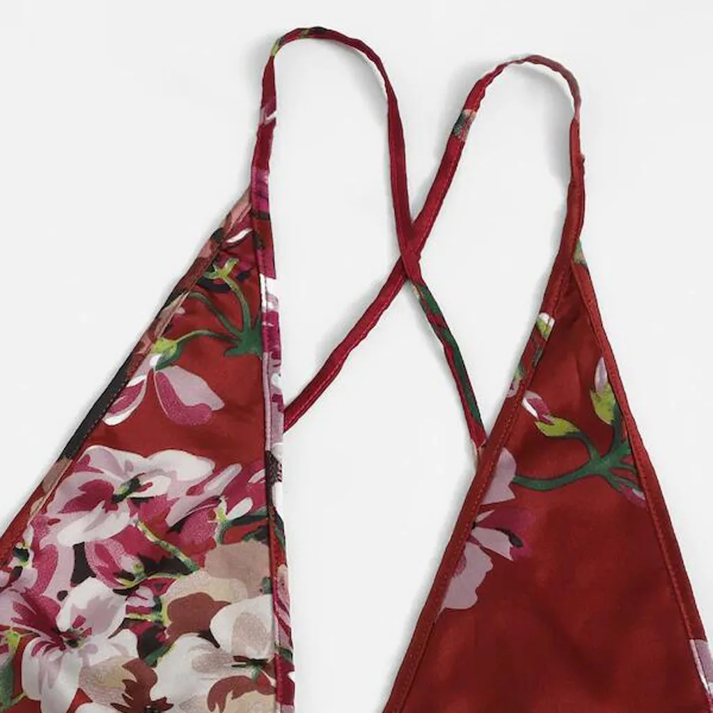 

Women Sexy Lingerie Hot Erotic Nightgown Casual Floral Ladies Sleepwear Nightdress Camisola Nightie Women Porno Clothing