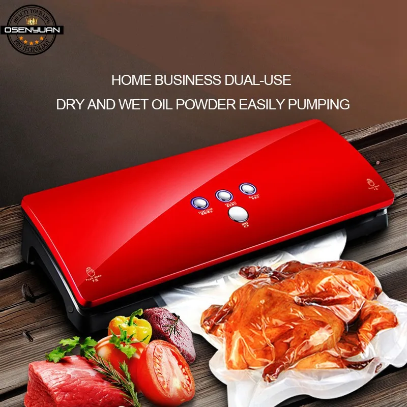 Вакуумный упаковщик 110 220 В 10 пакетов в комплекте|Вакуумные упаковщики| |