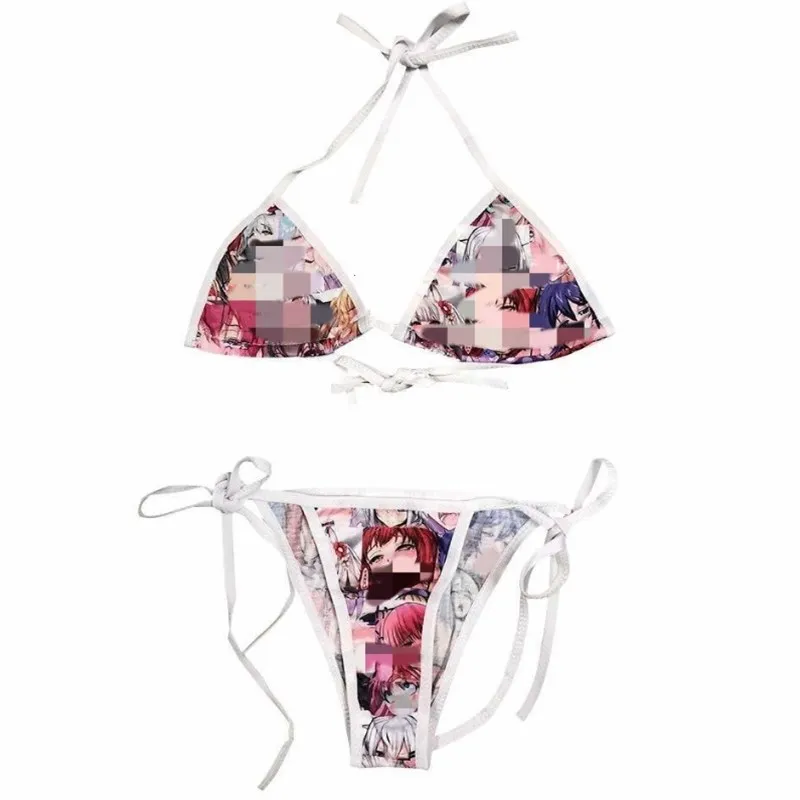 Соблазнительное нижнее белье в стиле &quotЛолита&quot кавайные мини бикини синюю