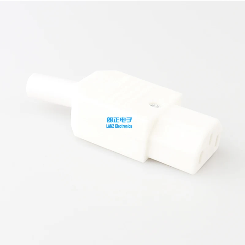 LZ-14-T1/T2 IEC прямой кабель Разъем C13 C14 10A 250V 3pin белый женский и мужской штекер