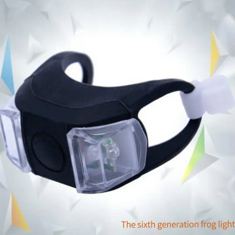 AUBTEC Bicycle Light 6 Generation Frog AG10 Battery Silicone Led Bike Warning Riding Accessories | Спорт и развлечения