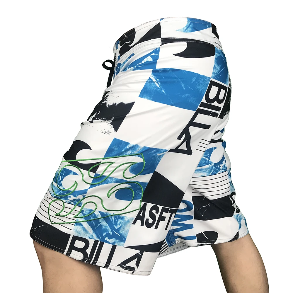 New summer board shorts men's quick dry swimming trunks swimsuit Bermuda resort surf beach pants fitness sports casual shorts images - 6