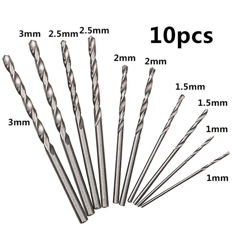 

Новое Многофункциональное ручное сверло 0,5-3,2 мм/0,6-6 мм Диапазон зажима и 10 шт. Мини спиральное сверло для рукоделия резьбы по дереву сверление