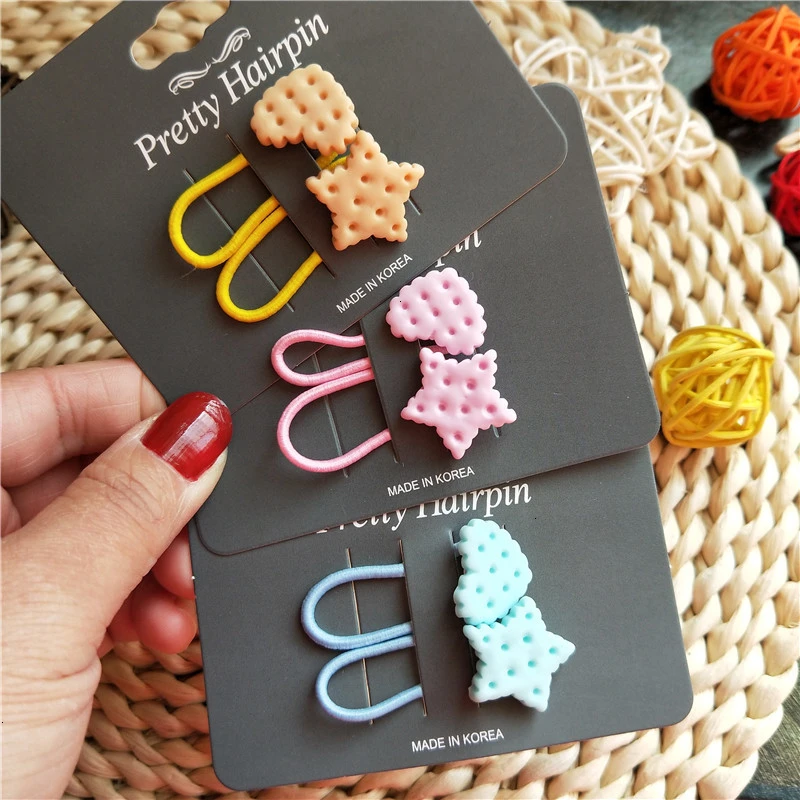 2 шт. Детские эластичные повязки для волос в виде мультяшных звезд|Аксессуары