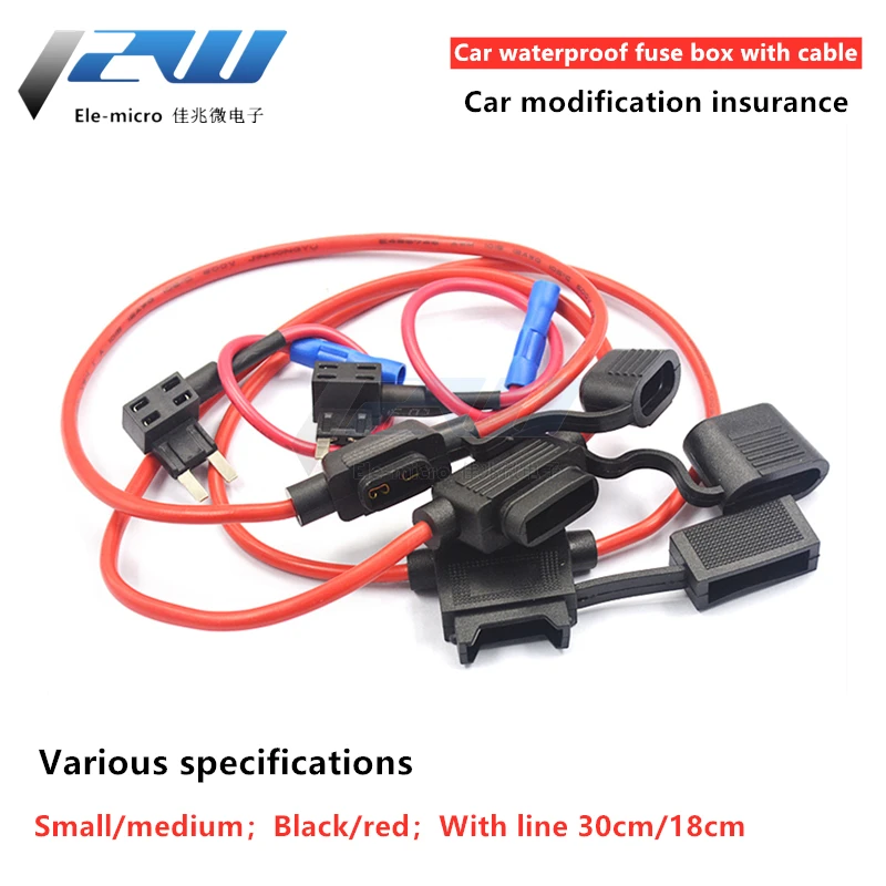 Автомобильная гнездо предохранителя со средним и маленьким водонепроницаемым