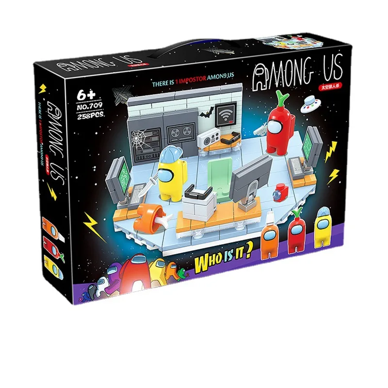 

258Pcs/Set Among Us Space Alien Figures Game Model Building Blocks Kit Bricks Classic Kids Toy For Children Christmas Gift