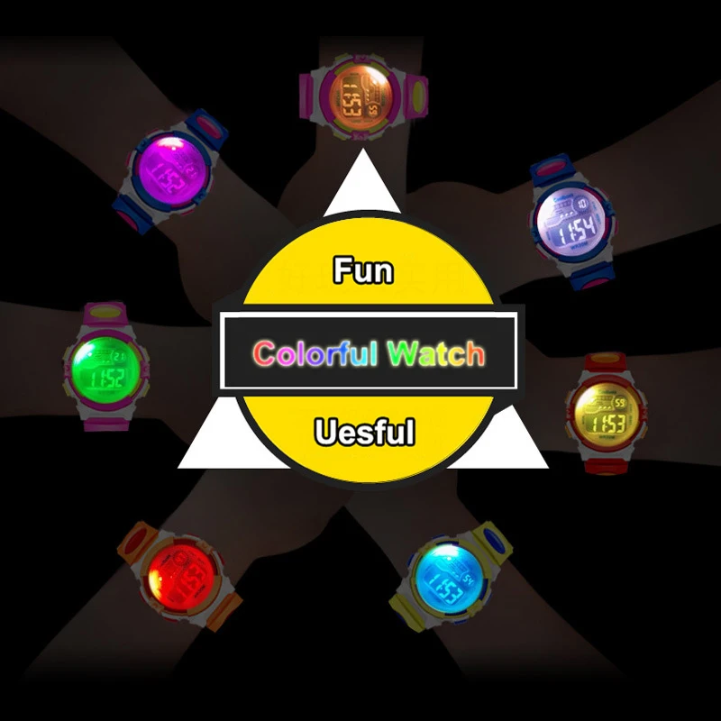 Романтические Розовые часы для девочек элегантные женские яркие светящиеся