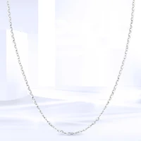 classic basic chain 100 real 925 sterling silver necklace for women adjustable 45cm o chain for fine jewelry fashion pendant