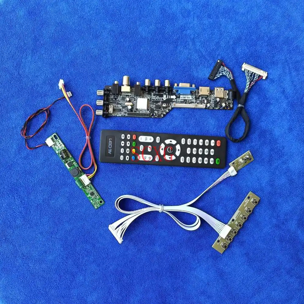 

HDMI-compatible AV VGA USB Fit M270HVN02.3/M270HVN02.5/M270HVN02.6 Digital LCD LED 1920*1080 Matrix drive board 30 Pin LVDS KIT