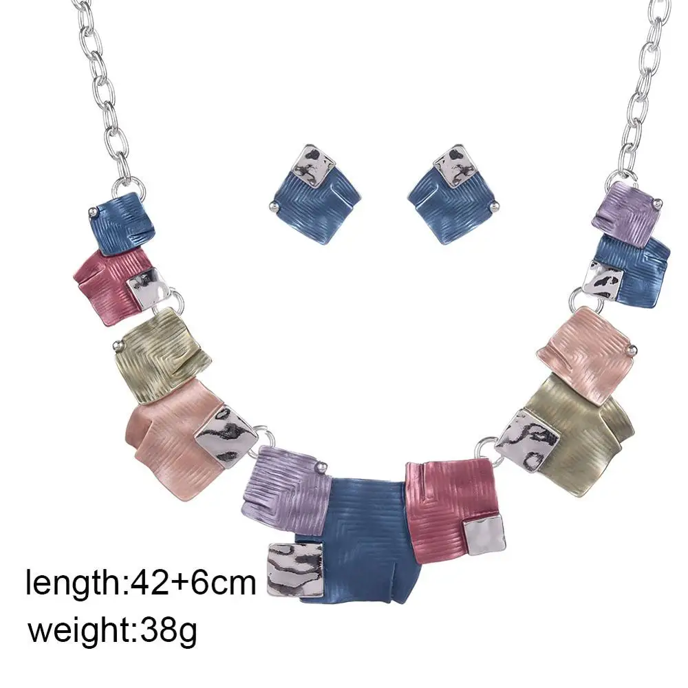 2019 Cring Коко в африканском стиле геометрические Ювелирные наборы леди Изысканный