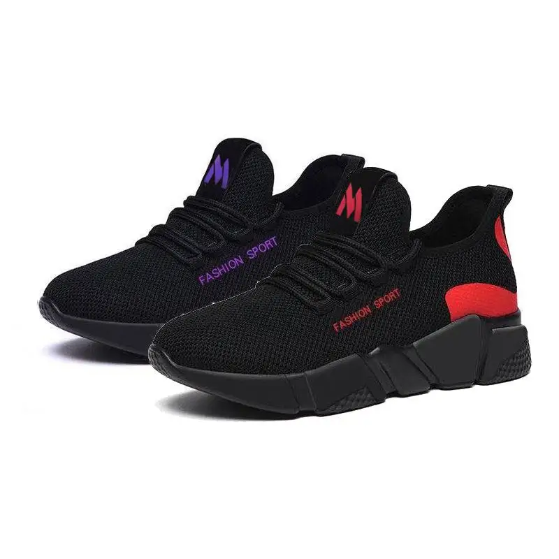 Кроссовки спортивные на шнуровке дышащие сетчатые уличные для фитнеса и бега
