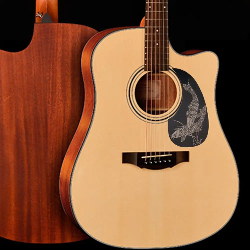 

New arrival Professional 41" Folk Guitar Pickguard Self-adhesive PVC Pick Guard Sticker Drop-shaped Pickguard Guitar Accessories