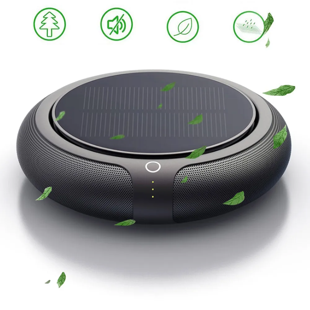

Hot 3 Speeds Car Air Freshener Odors Remover Solar Charging Air Purifier with Quiet Operation J99