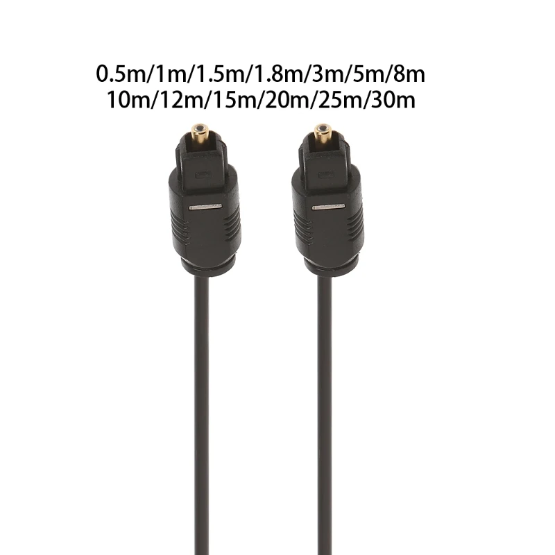 Digital Optical Audio Cable For Toslink SPDIF DVD CD 0.5m 1m 1.5m 1.8m 3m 5m 8m 10m 12m 15m 20m 25m 30m C7AA | Электроника