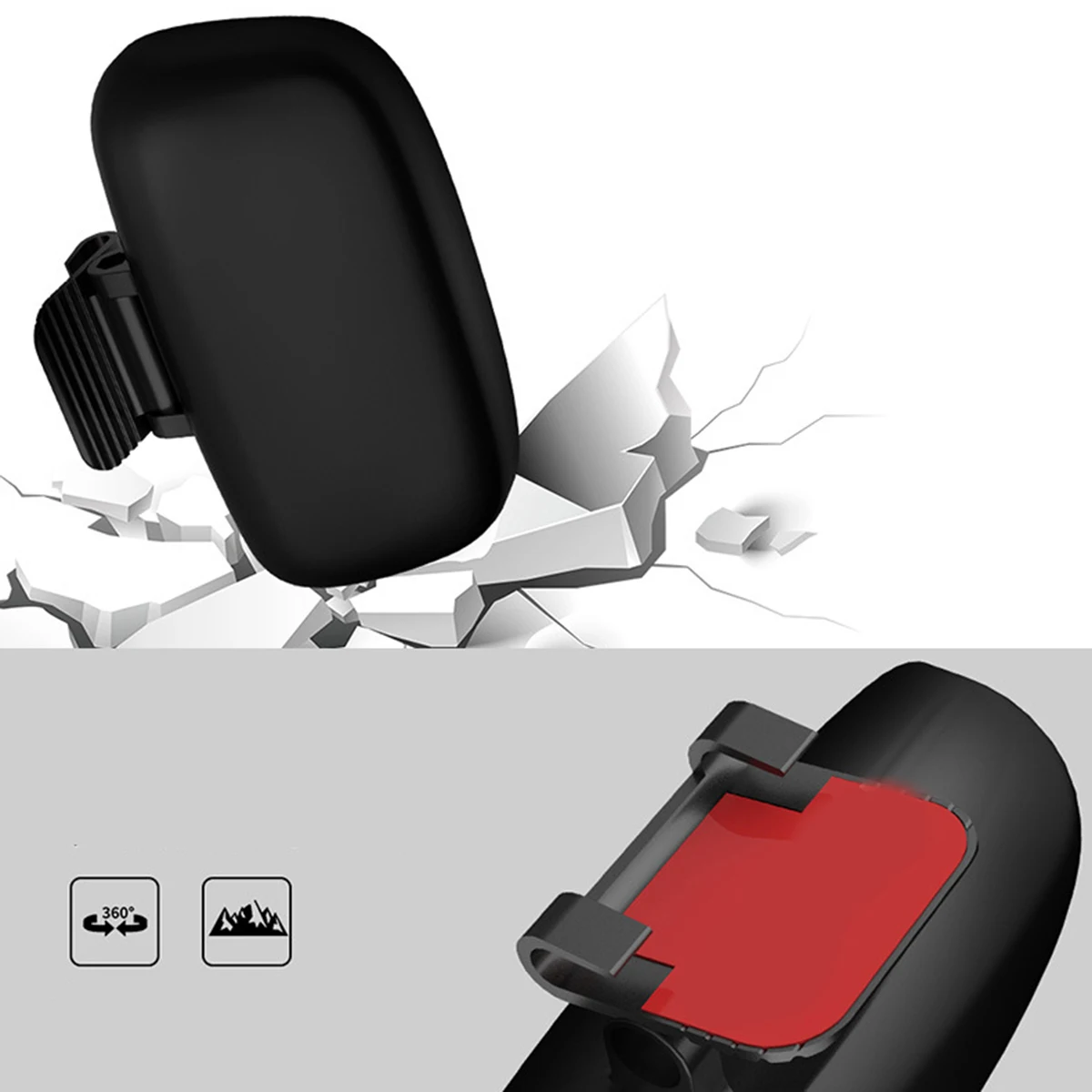 Универсальное Автомобильное Зеркало для слепых зон вращение на 360 ° регулируемое