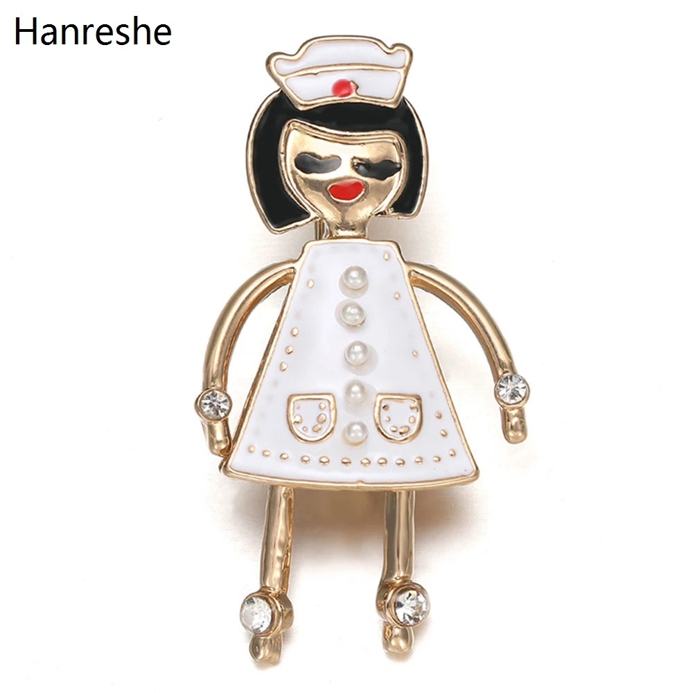 Новая эмалированная абстрактная брошь с изображением доктора из мультфильма