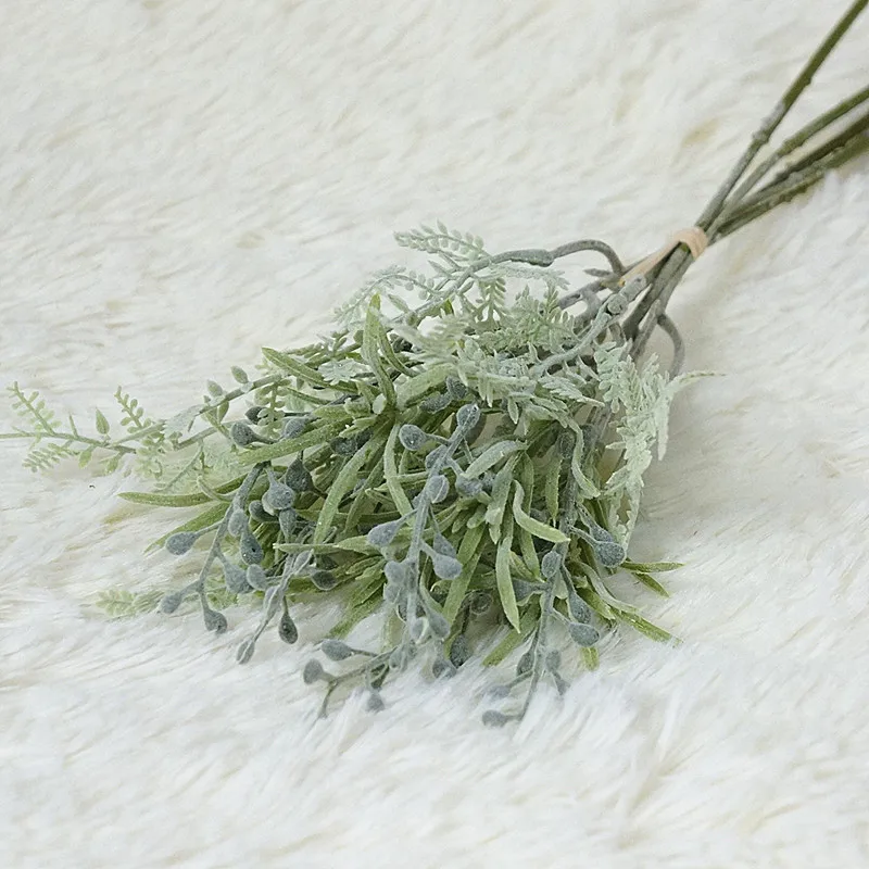 Luohan фруктовый пучок ручной работы с флокированными листьями Искусственные