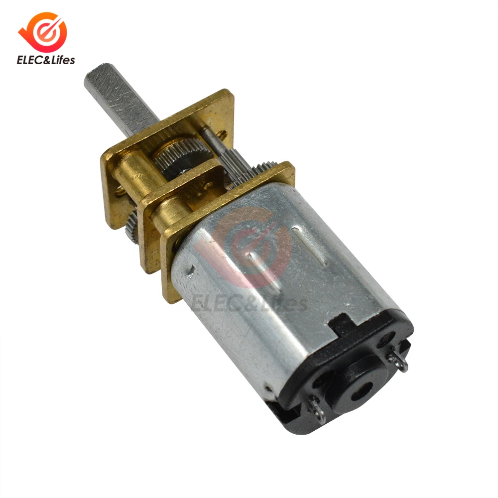 GA12-N20 N20 3V 6V 12V DC редукторный двигатель 100 об/мин замедление микро мотор DIY RC Car Robot Boat