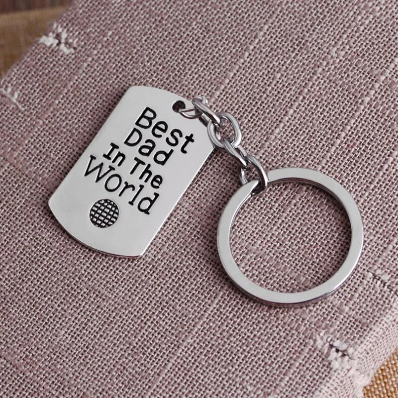 Брелоки для папы из нержавеющей стали брелоки мужчин подарок на день рождения