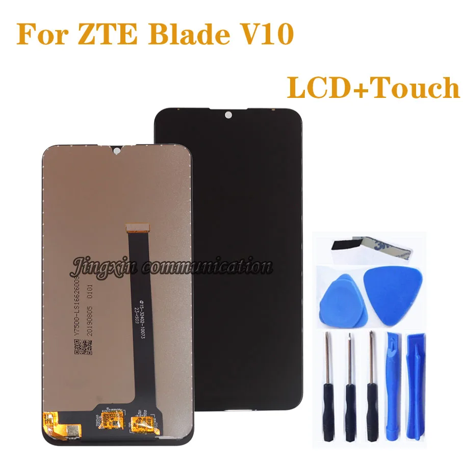 high quality lcd for zte blade v10 lcd display touch screen digitizier assembly for zte v10 display mobile phone repair parts free global shipping
