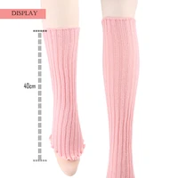 girls women professional autumn winter legwarmer for latin ballet yoga ballerina warm legging socks for knitted dance sportswear
