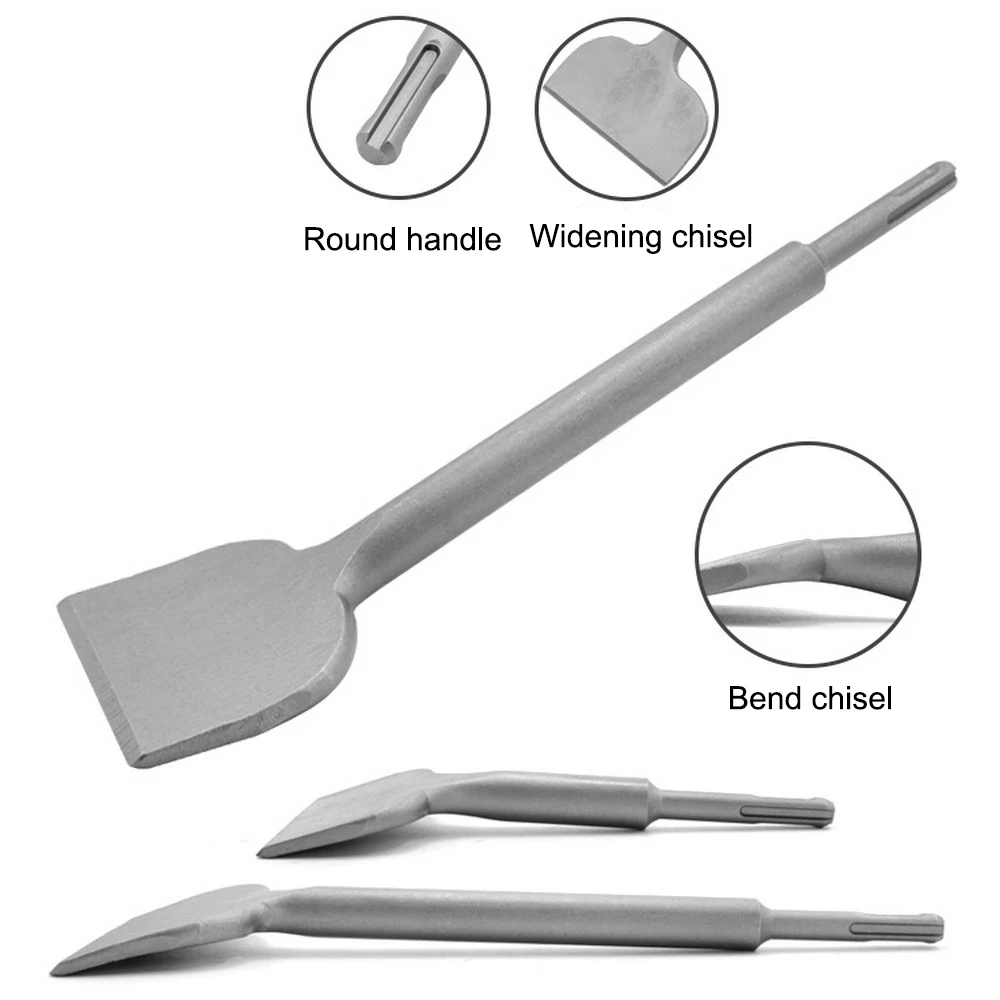 Набор резцов с круглым хвостовиком двухячейковое изогнутое долото лопатка резец