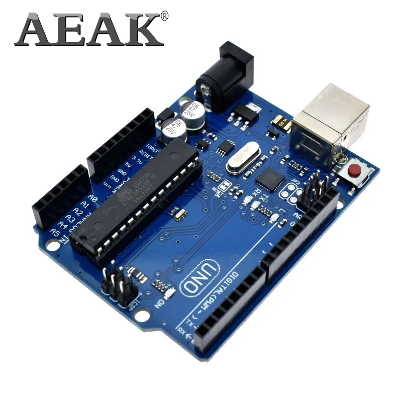 AEAK умная электроника UNO R3 MEGA328P ATMEGA16U2 макетная плата без USB кабеля для arduino Diy стартовый комплект