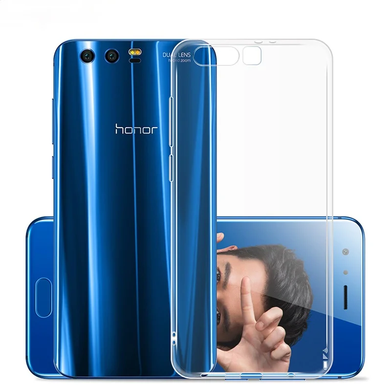 

Soft TPU Case for Huawei Honor 9/9i/Lite Case Transparent Silicone Phone Back Cover 360 Protective Clear Bag Shell Honor9Lite