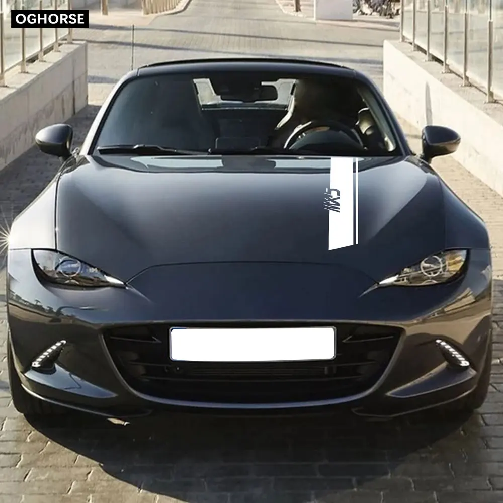 Автомобильный Стайлинг гоночный спортивный автомобиль капот стикер багажник