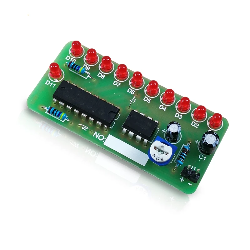 

Flowing water lamp diy kit 555+CD4017 electronic DIY production training novice getting started welding practice parts